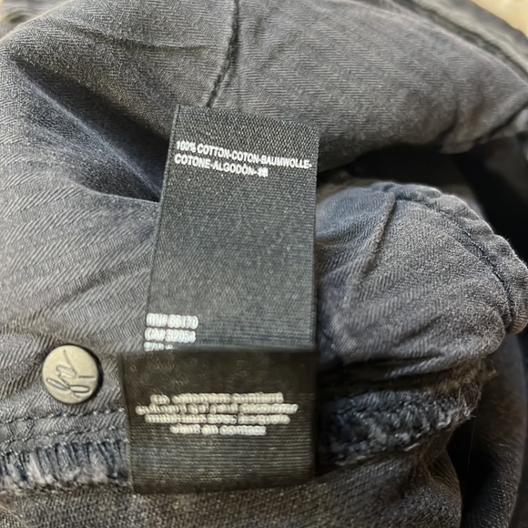 free people We The Free Black Distressed Rainn Button Down Jean Skirt - Picture 9 of 10